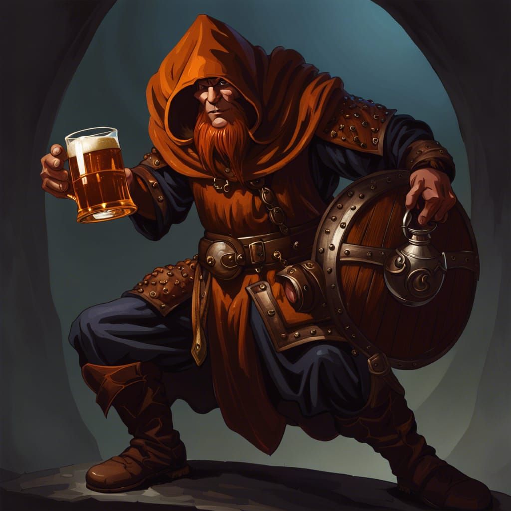 Hobgoblin Monk with Tankard