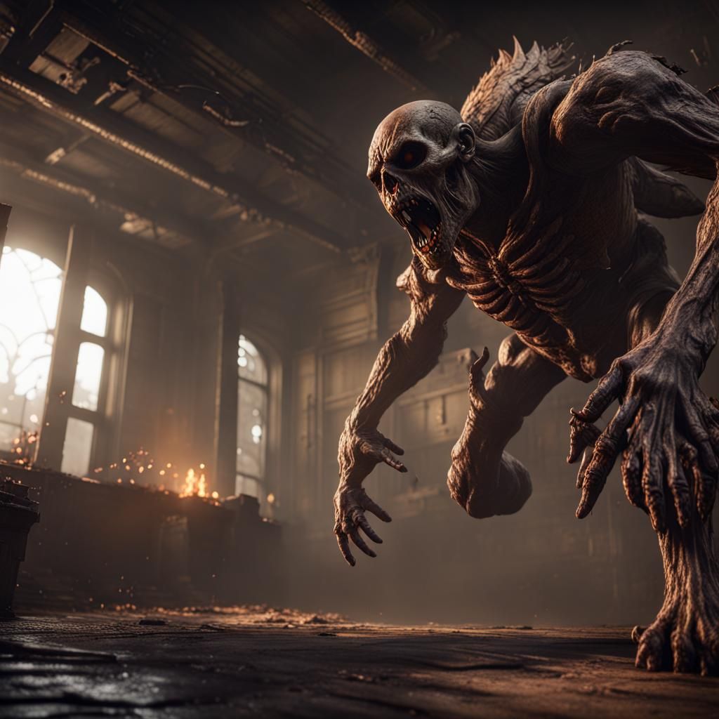 Epic 3D Game Cinematic Scene in 8K