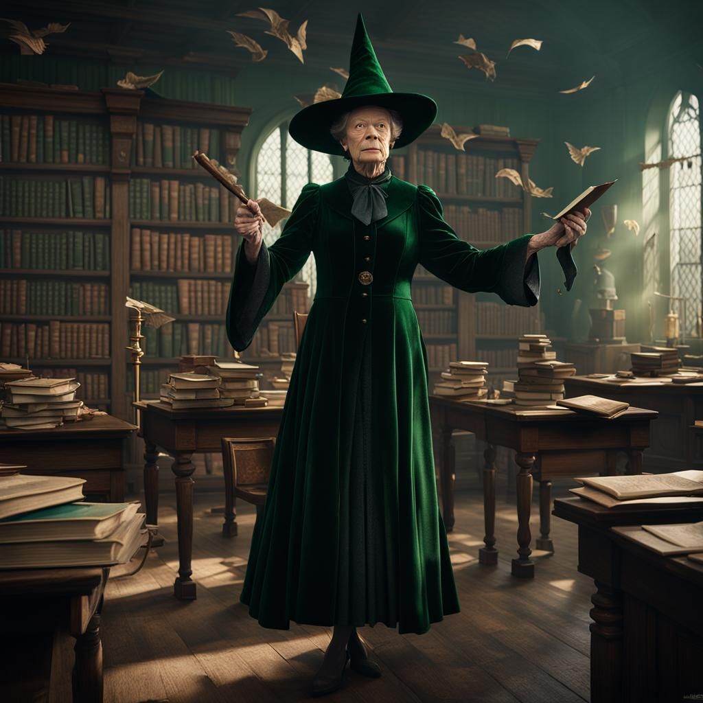 Minerva McGonagall at Hogwarts