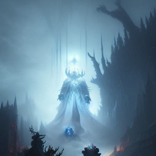 Lich King: Dark Fantasy Concept Art in 8K