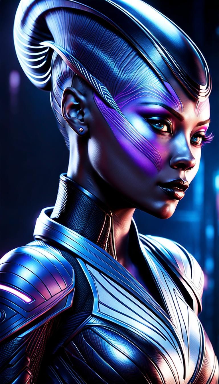 Mass Effect Inspired Goddess