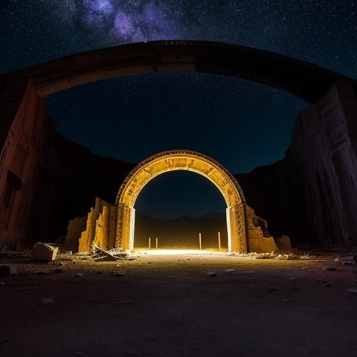 Abandoned Kentucky Amphitheater with Portal to Another Unive...