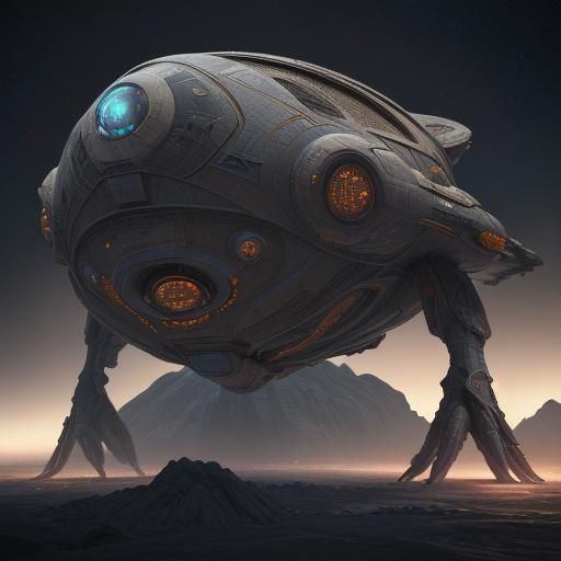 Spaceship Enters Fourth Dimension in Sci-Fi Style