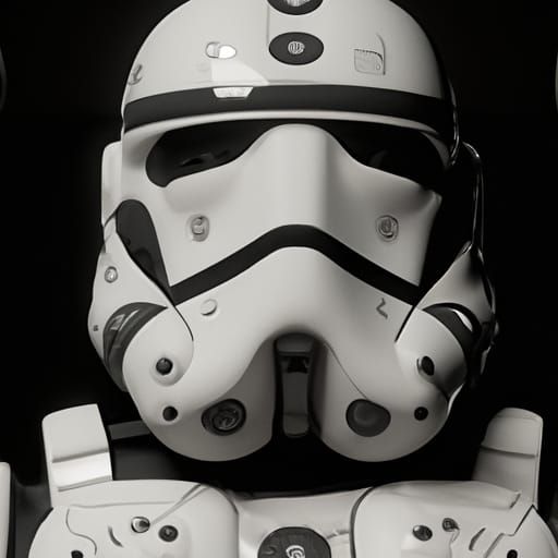 Clone Trooper in 3D Game Cinematic Style
