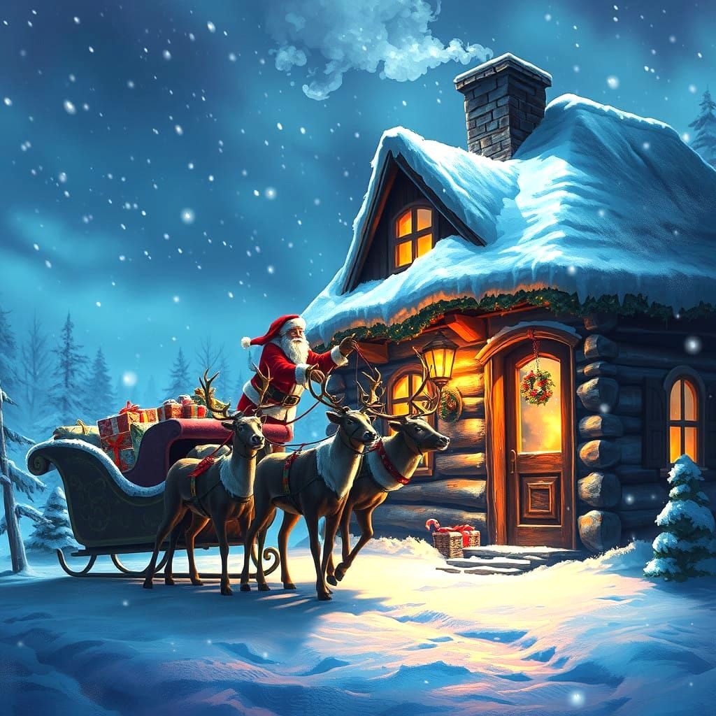 Sleigh Bells Ring in the Snowy Night