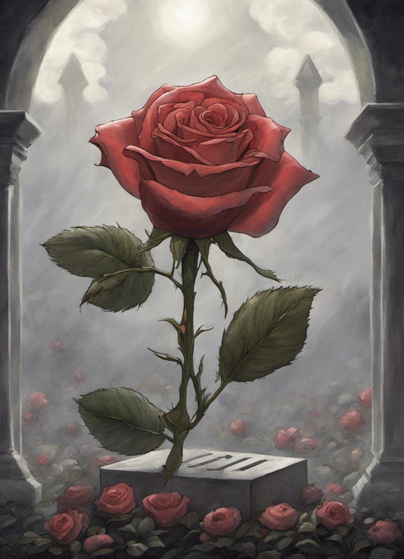 I've been kissed by a rose on the grey, and if I should fall, will it all go away?