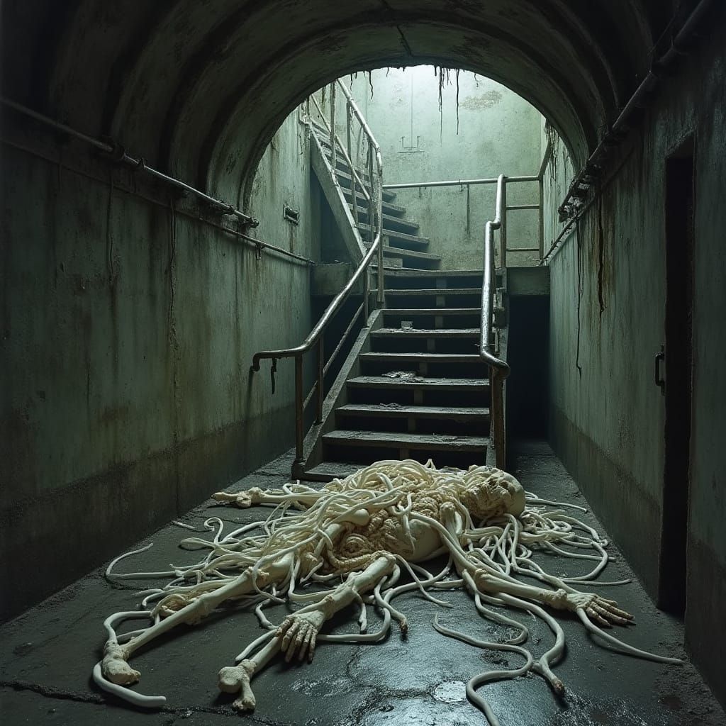 Biomechanical Horror in a Dark, Claustrophobic Sewer