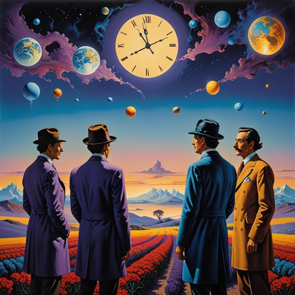 Four Seasons Wait in Surrealistic Harmony