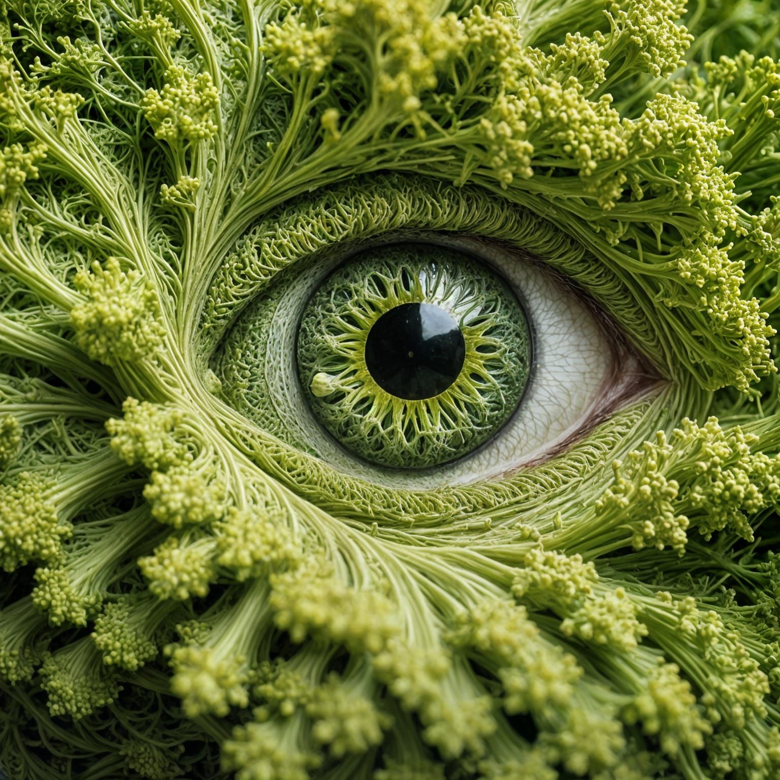 Fractal Broccoli Displays Nature's Mathematical Precision
