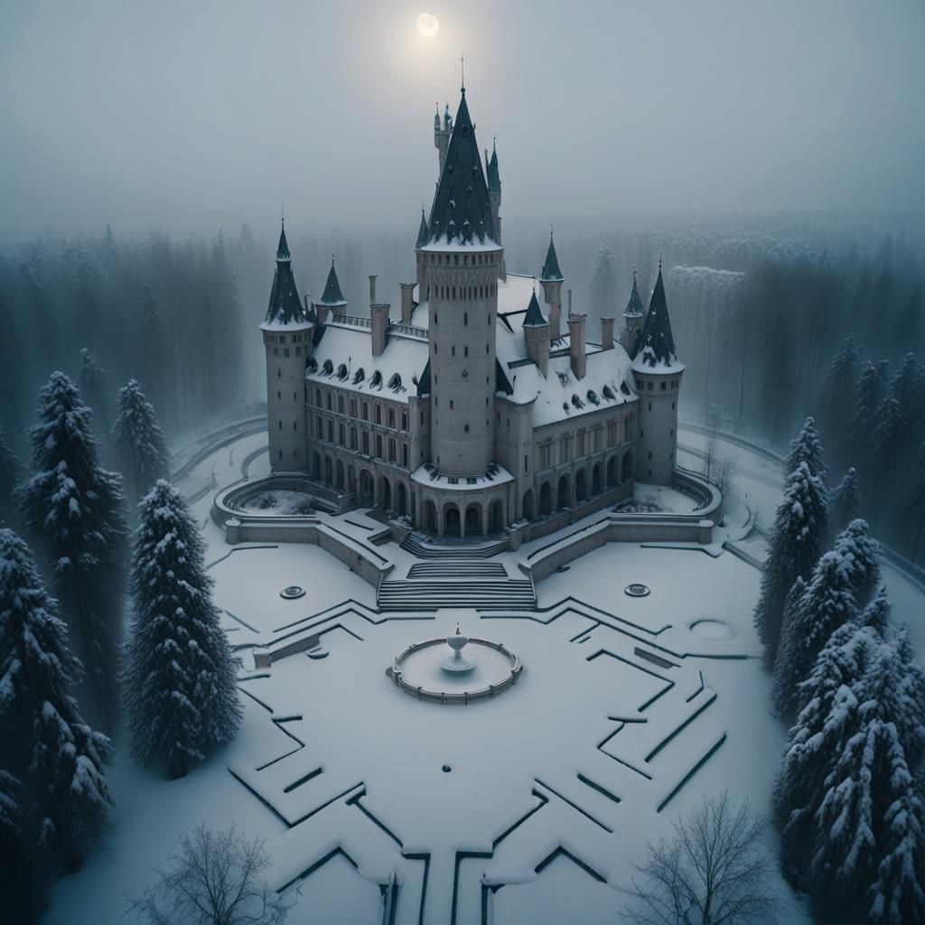 Magical Russian School in Winter Wonderland