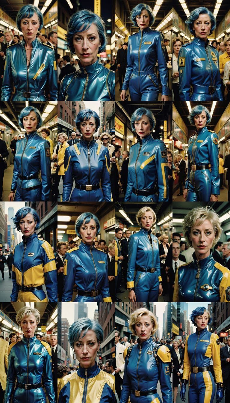 Sci-Fi Super Bowl Girl Portrait in Realistic Style