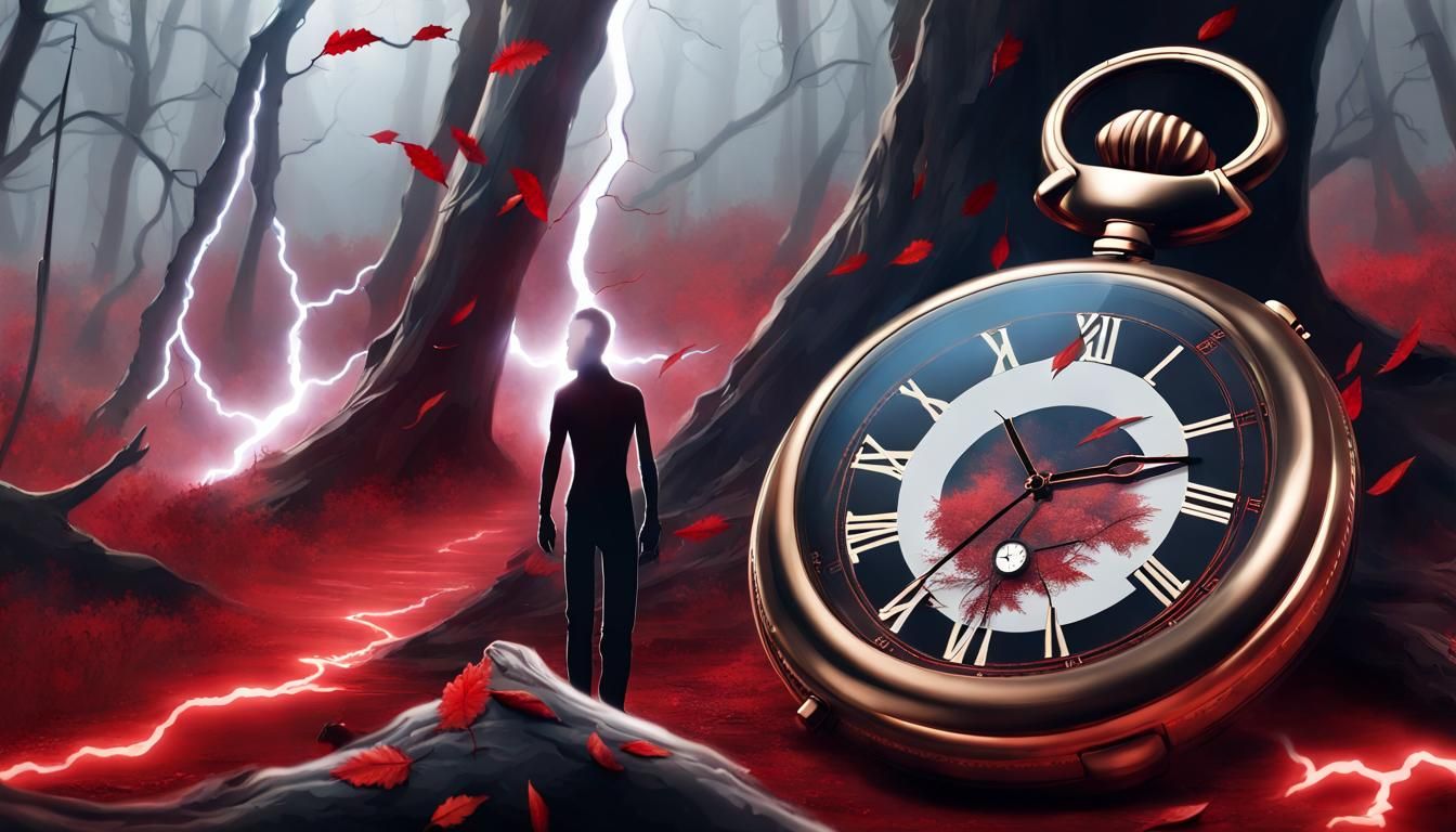 Apocalyptic Red Forest: Broken Time and Lightning