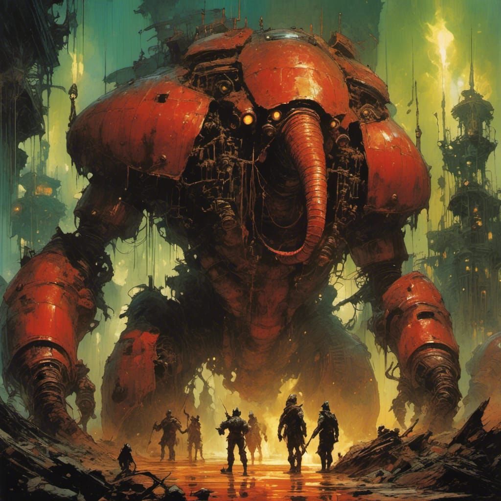 Dynamic Comic Book Scene in Cyberpunk Style