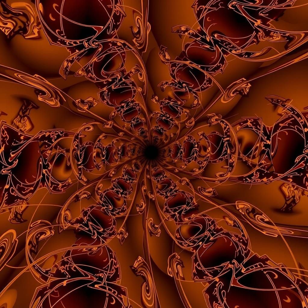 Abstract Swirling Vortex of Motion