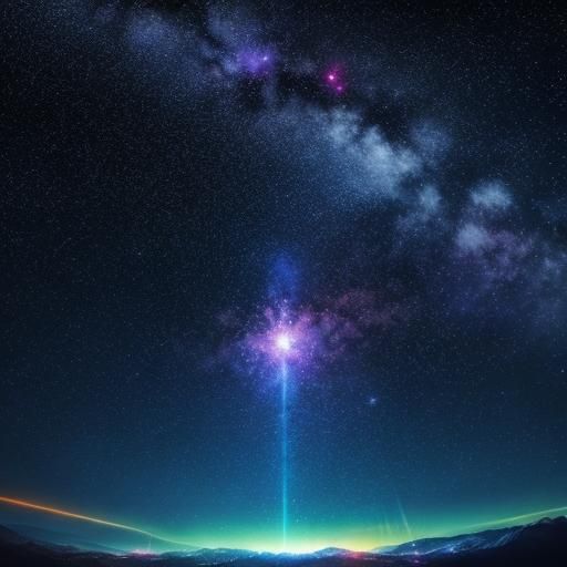 Spectacular 8K Plasma Burst in Night Sky