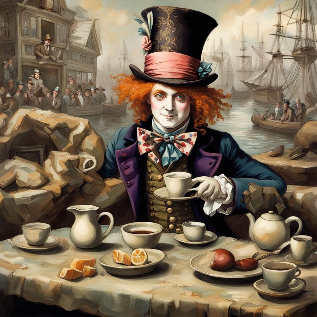 The Mad Hatter's Boston Tea Party