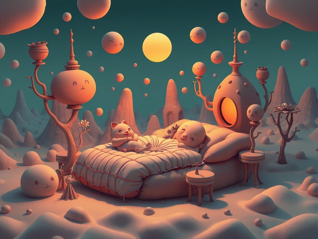 ubiquitous contranym surrealist design squazoodling