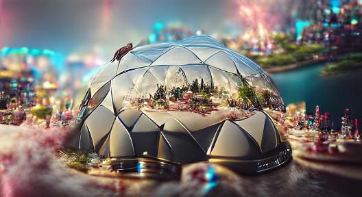 Enchanting Domed City of Magic