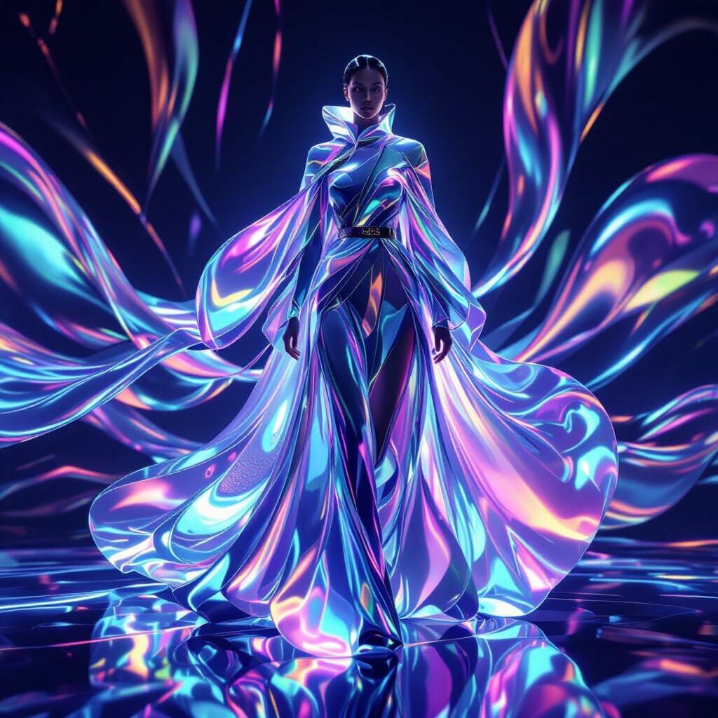 Liquid Light Fashion in Adaptive Garments