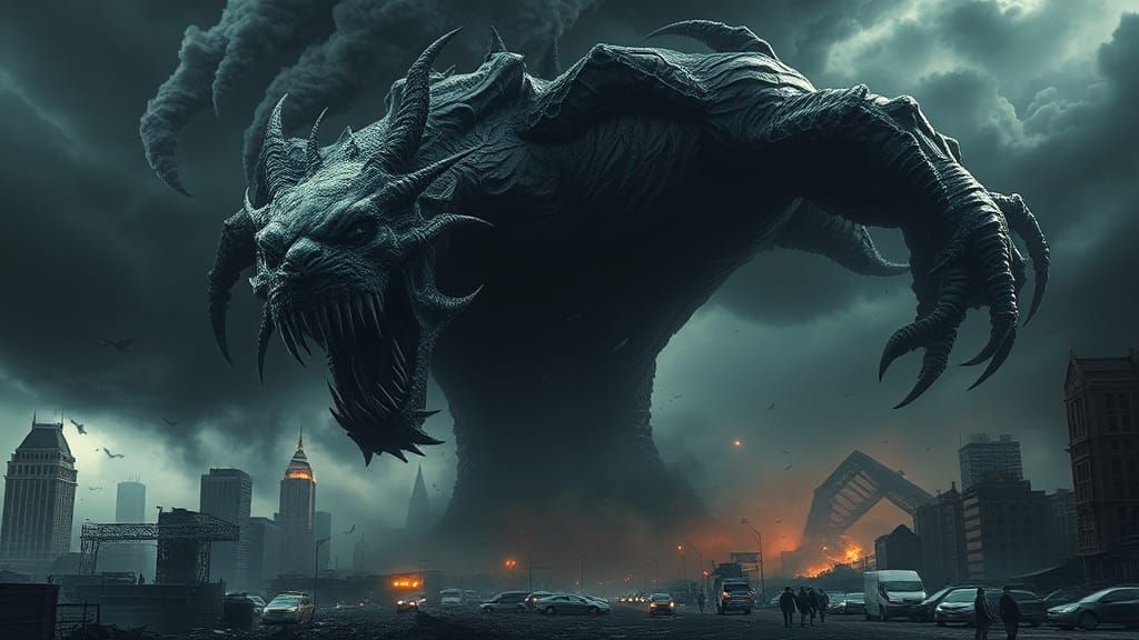 Menacing Tornado Beast Wreaks Havoc on City