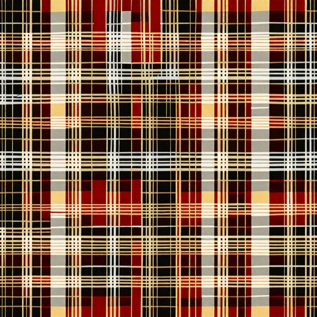 Classic Colorful Plaid Pattern Design