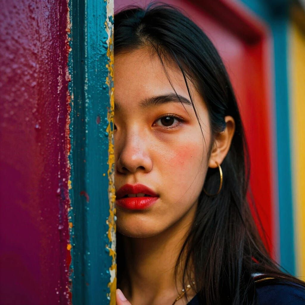 Visually Striking Masterpiece with Vibrant Colors