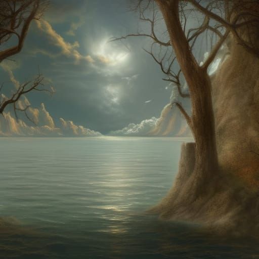 Detailed Matte Painting: A Lover's Plea