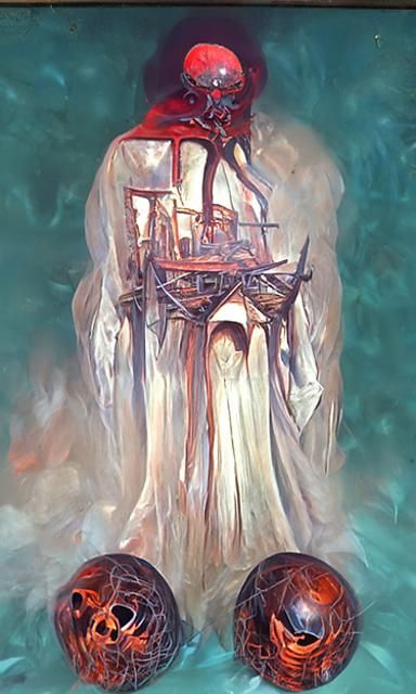 Surreal Horror: Skeletons and Ghosts in a Complex Interior