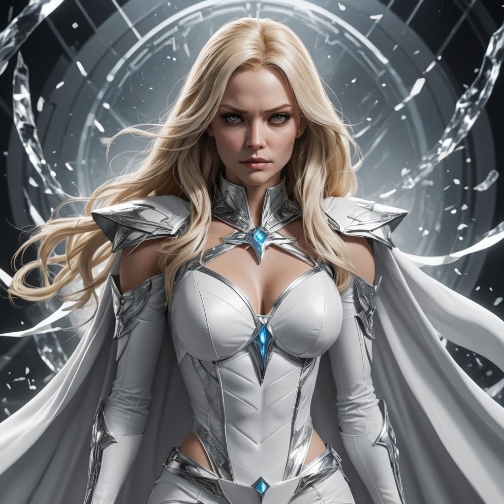 Emma Frost Anime Art: Michelle Pfeiffer as White Queen