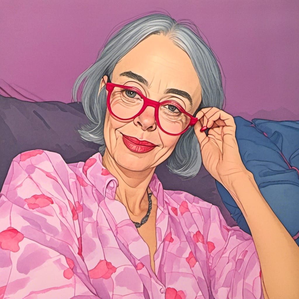 Portrait of Beautiful Trans Woman Getting Ready for Bed