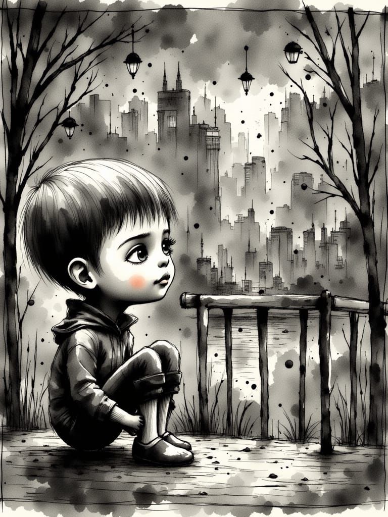 Hyperrealistic Slice of Life Book Cover Illustration