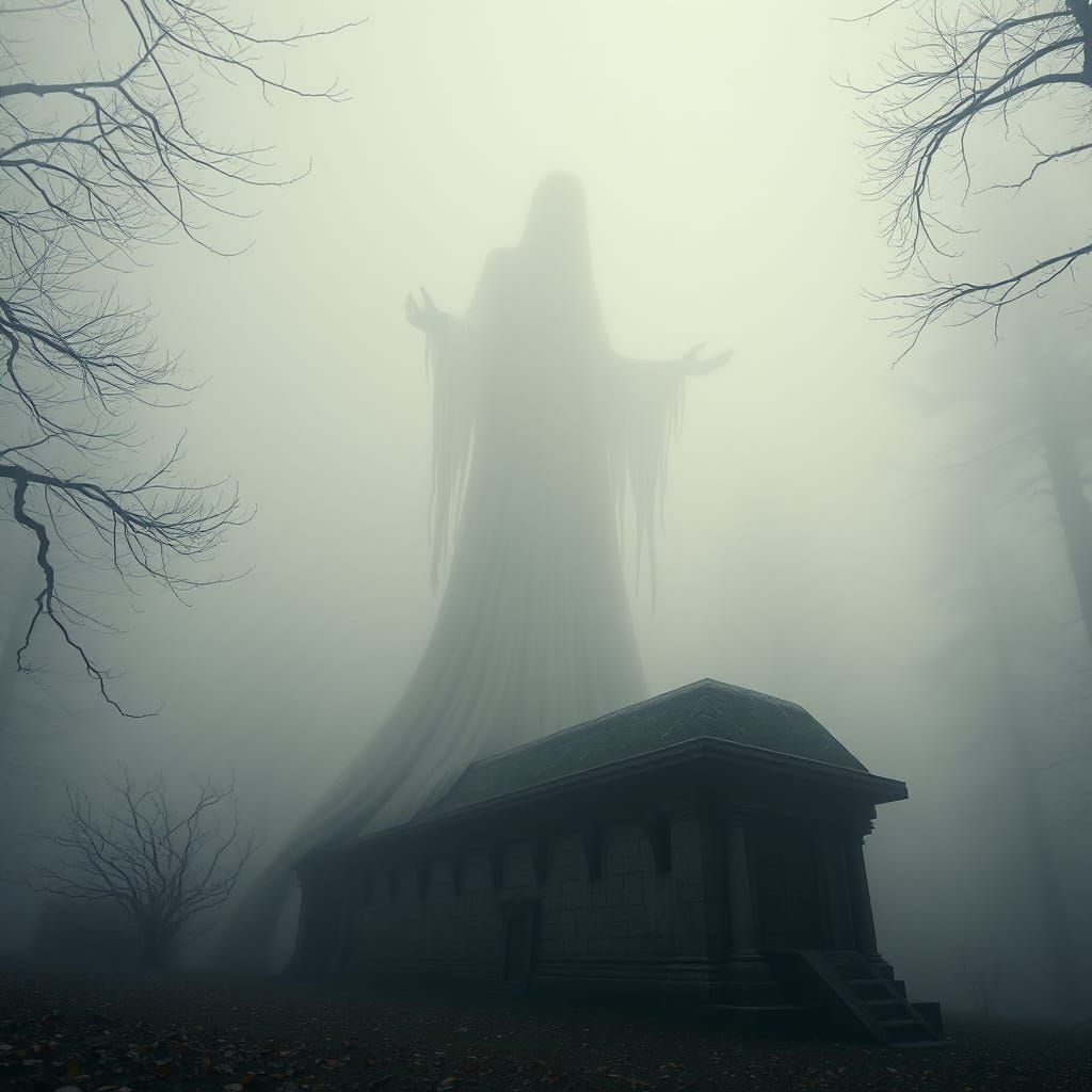 Ethereal Guardian of Ancient Nordic Tomb