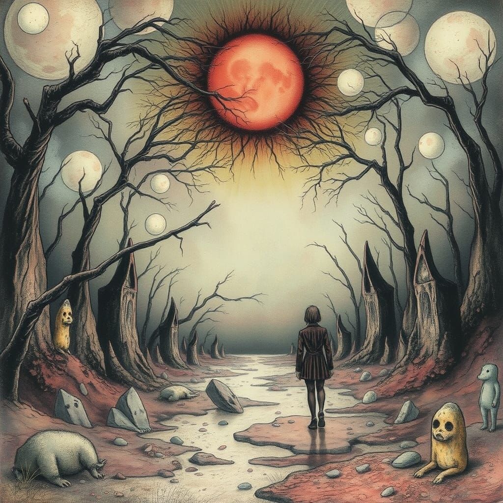 Surreal Dreamscape: A Search for the Empty Void