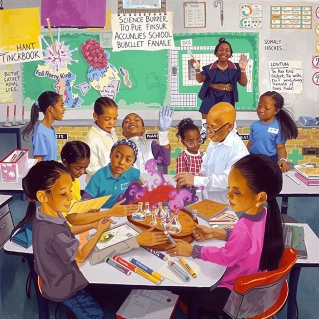 Collage art. Primary Science Class