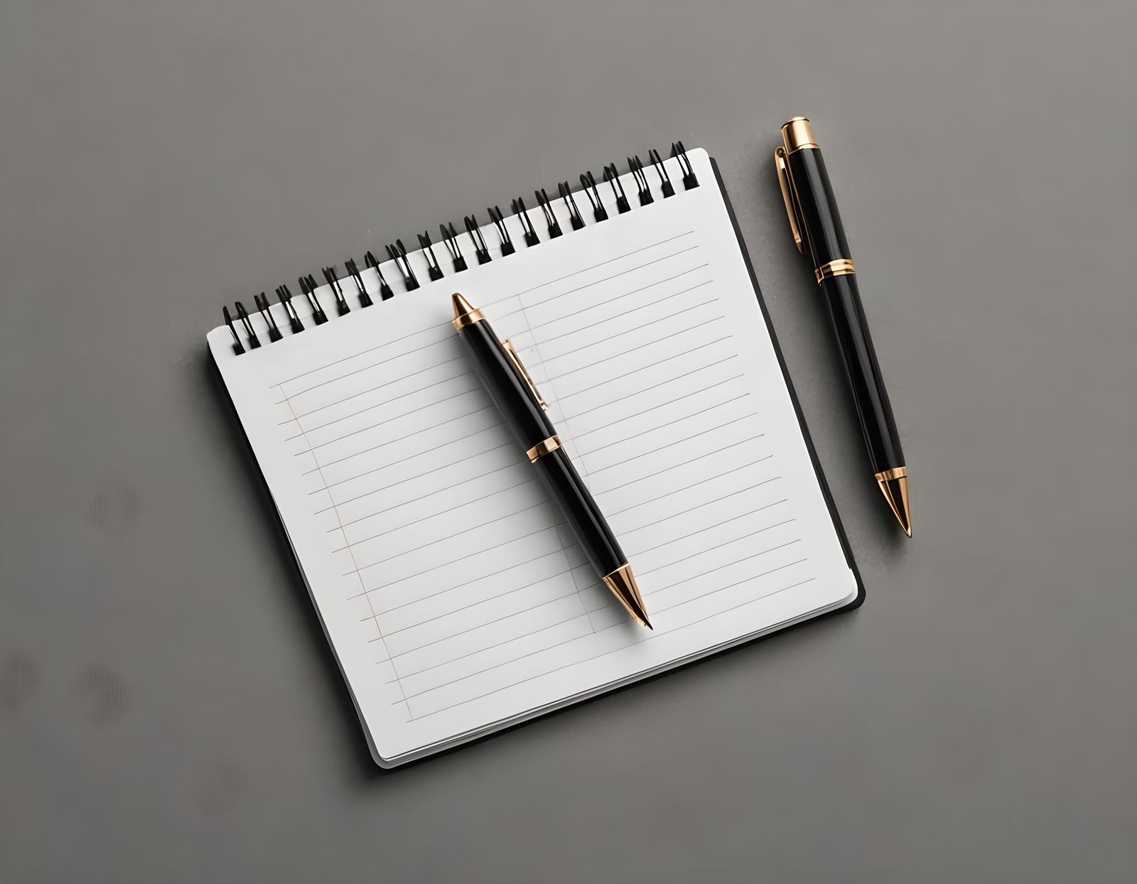 Pen and Notepad Icon Illustration