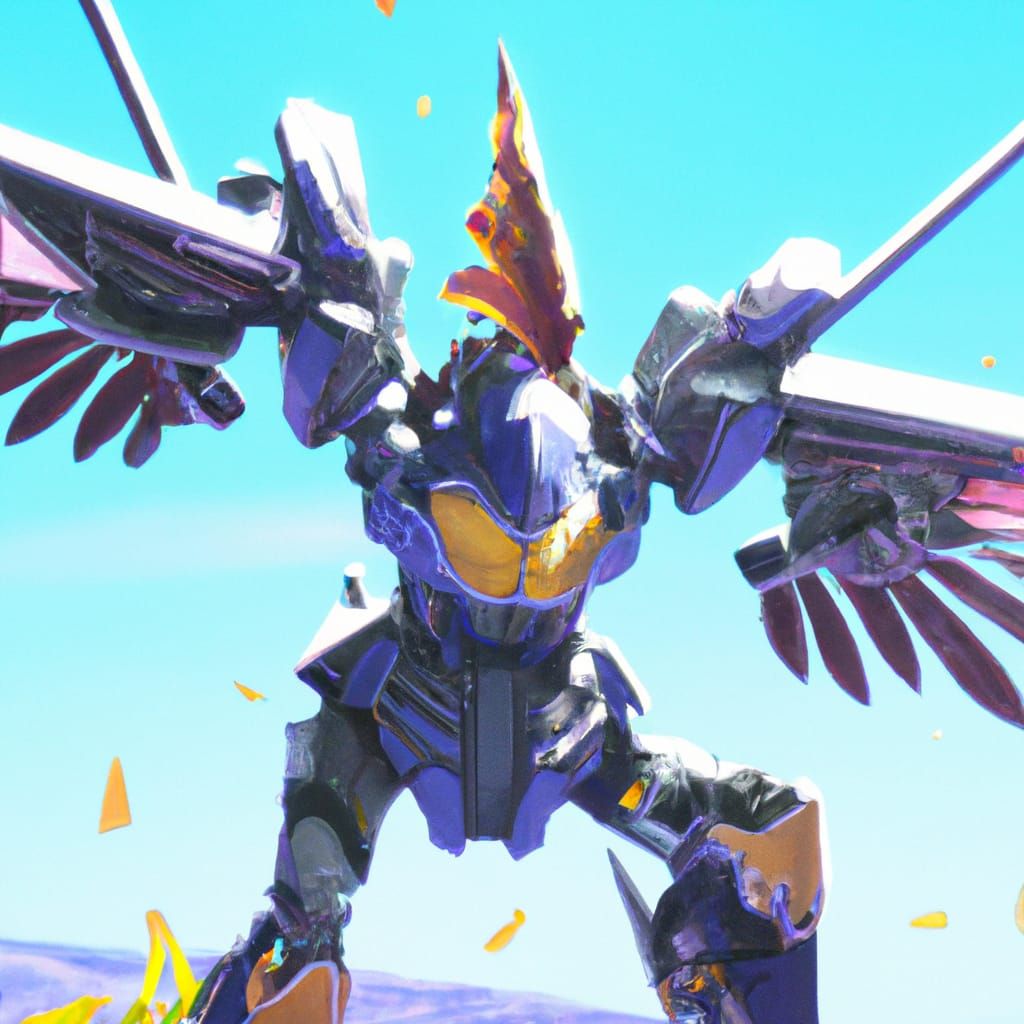 Anime Mecha: Mobile-Suit Chicken Concept Art