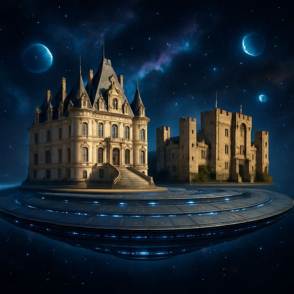French Chateau and Hever Castle on Star Base