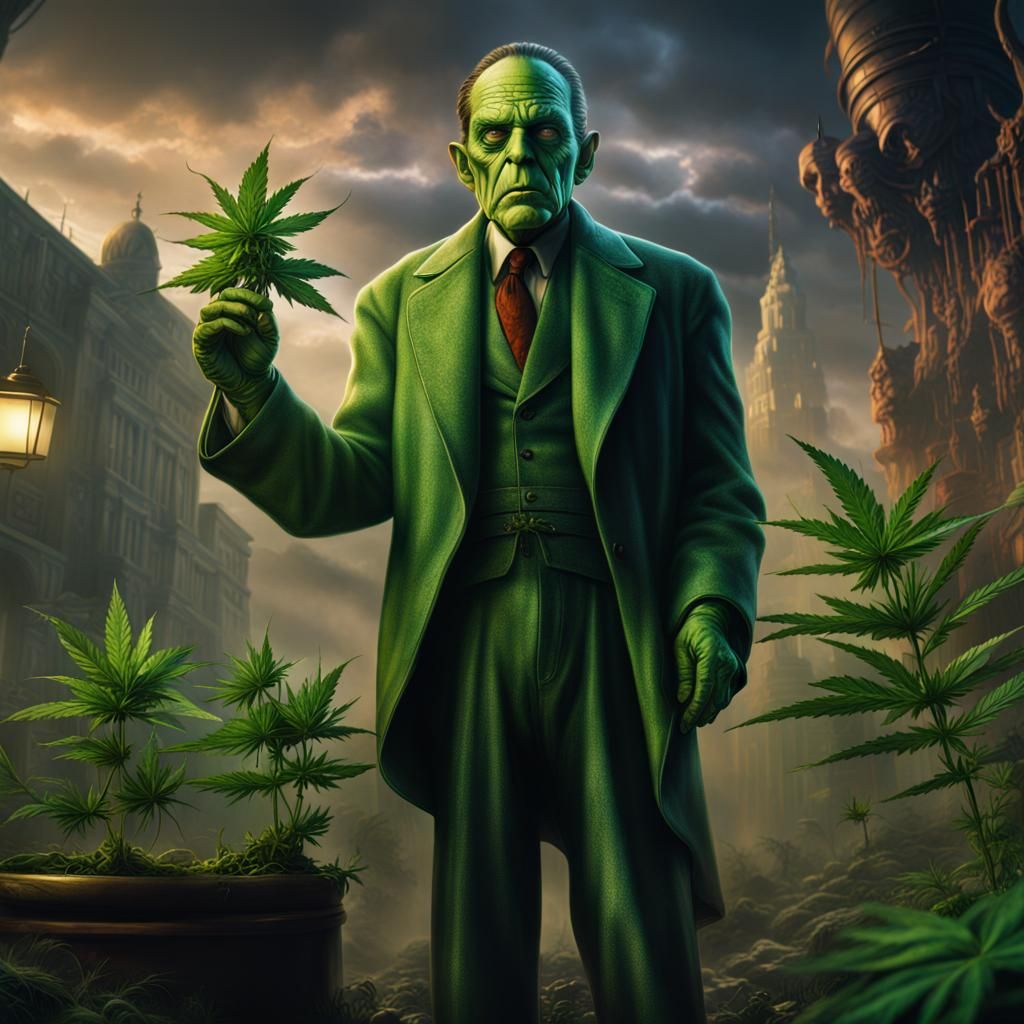 Universal Monsters Marijuana Man: Digital Matte Painting