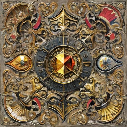 Sculpted Anvil: Colorful 3D Photorealistic CGI Art