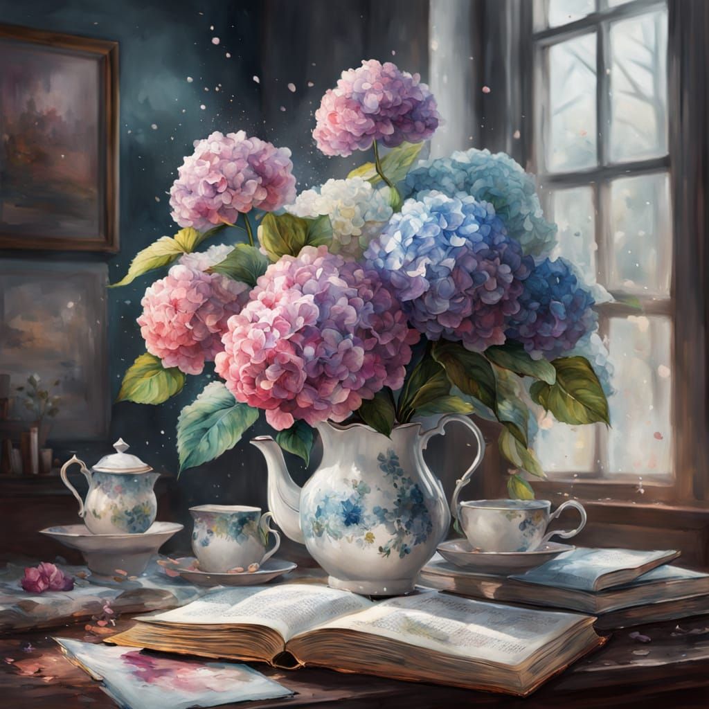 Serene Floral Masterpiece in Soft Focus