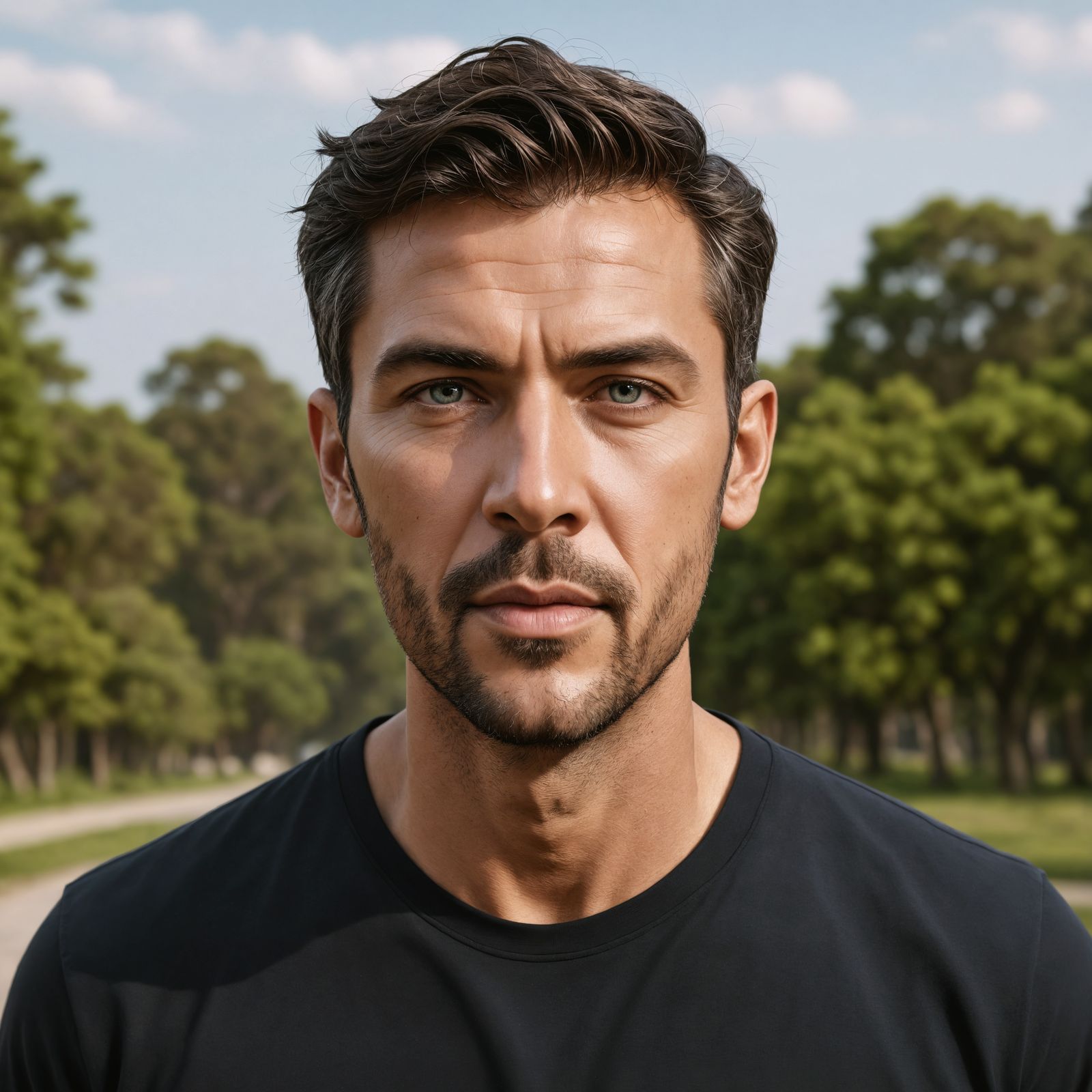 AI-Generated Image: A Man Made Younger