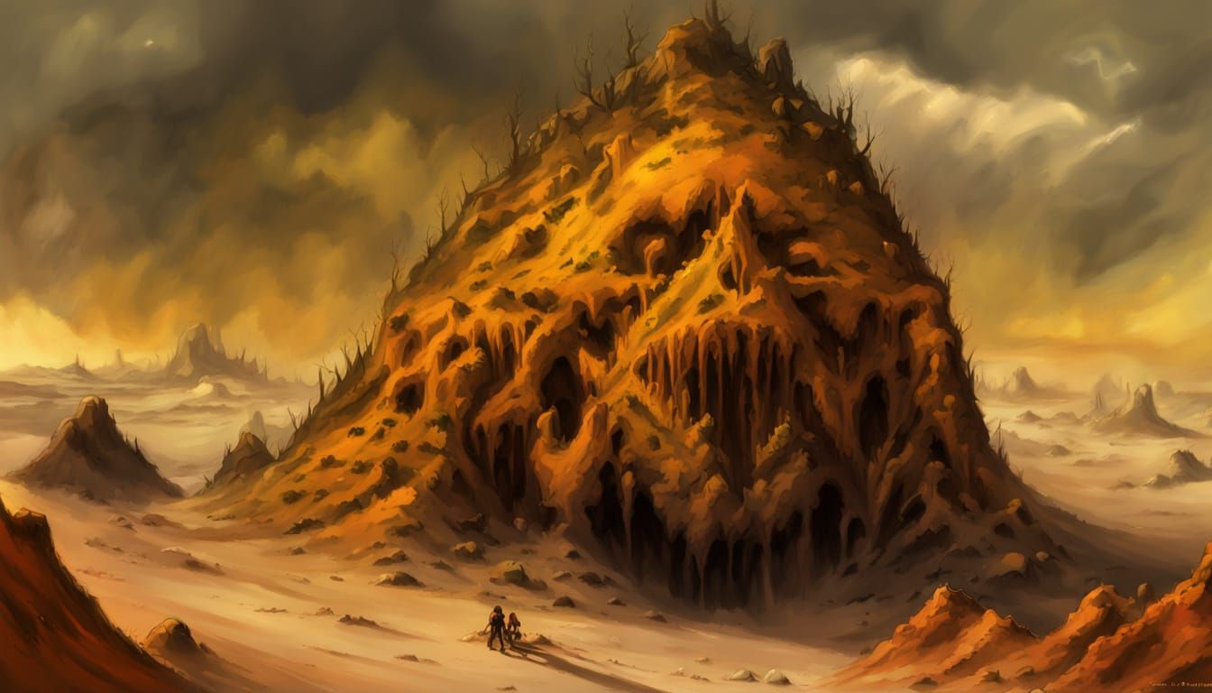 Barbarian at the Cranium Mountain Entrance