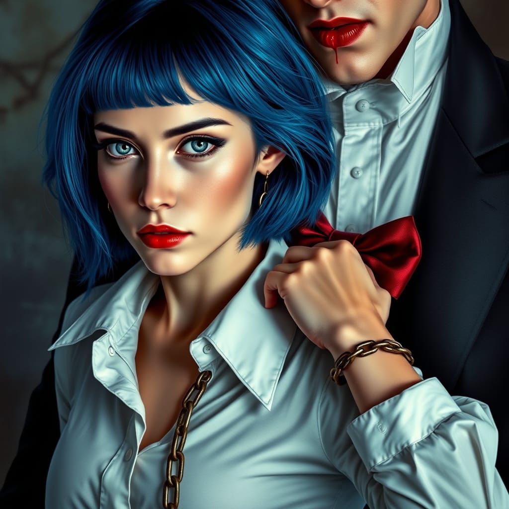 Mysterious Gothic Romance with Vampire and Captive Woman in ...