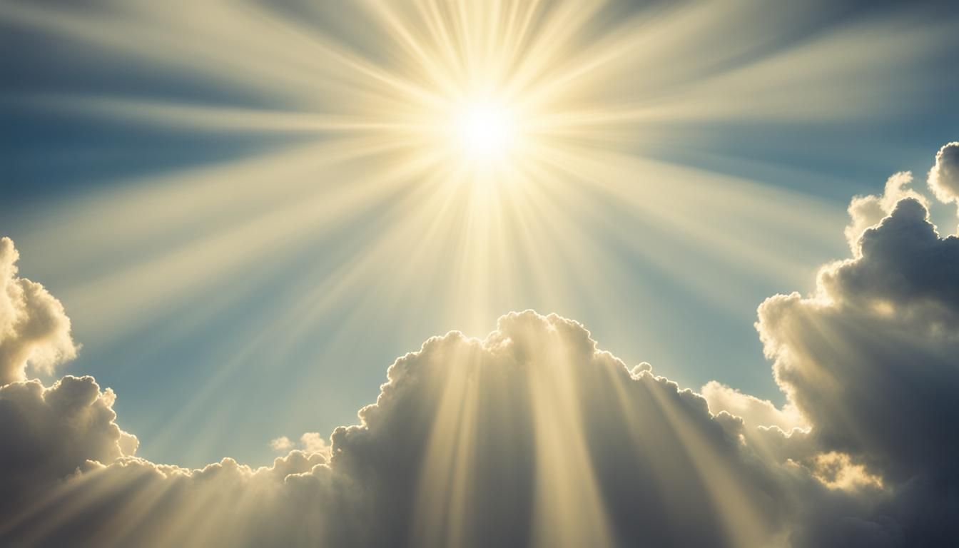 Heavenly 
heavenly sunshine beams divine bright soft focus h...