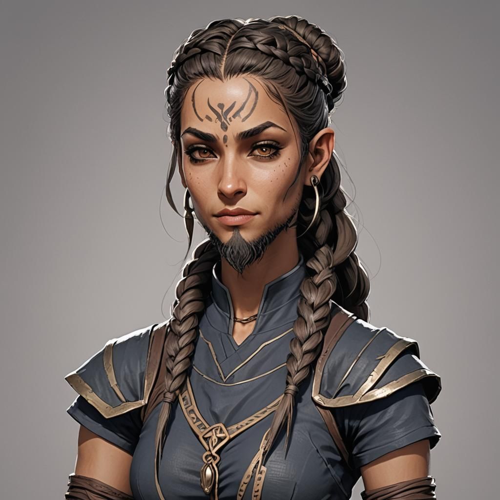 Githyanki Rogue Portrait in Hyperdetailed Fantasy Art