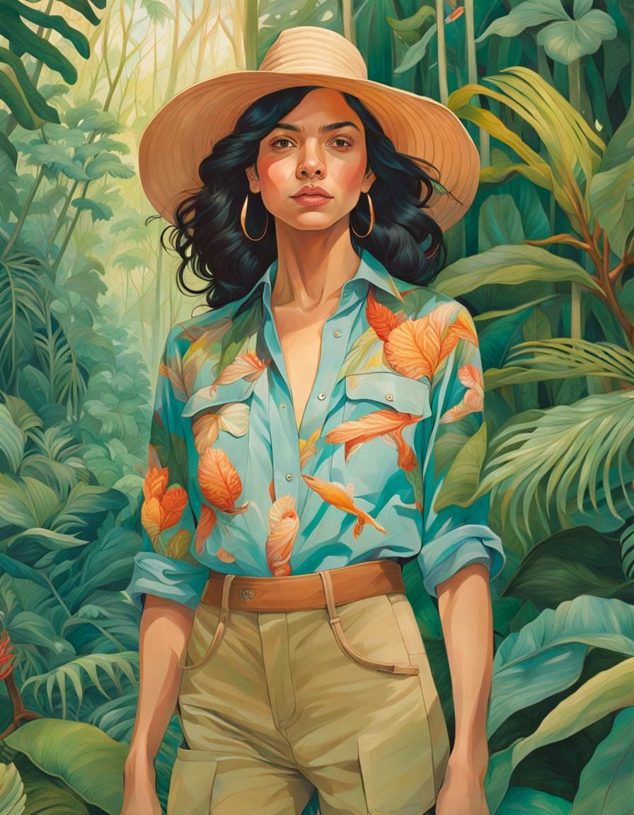 Adventurer Deepika Padukone in Amazon Rainforest, Comic Book...