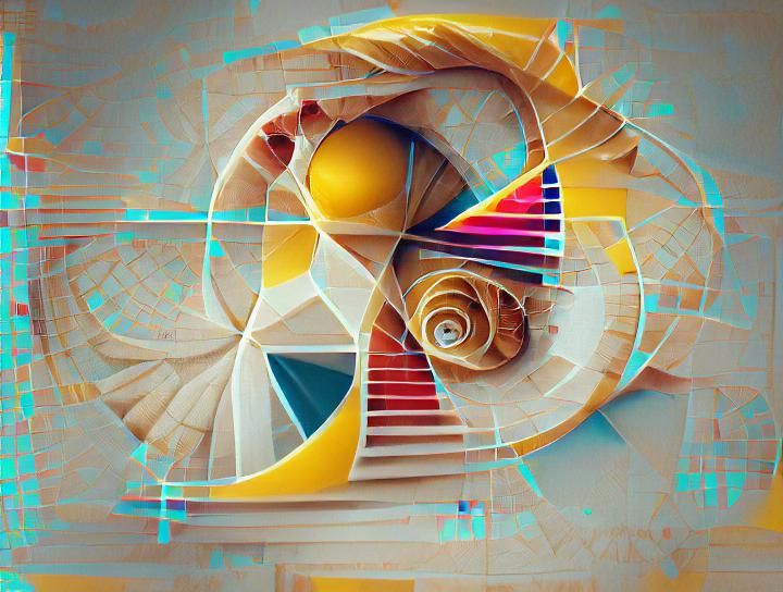 Fibonacci Architecture: Digital Art Masterpiece