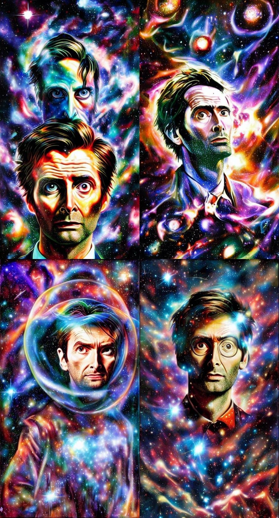 Dr Who Divine Engine in Cosmic Space