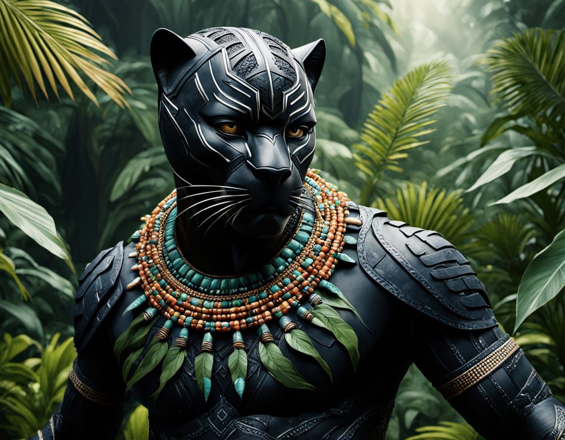 Zulu Warrior Black Jaguar Guardian