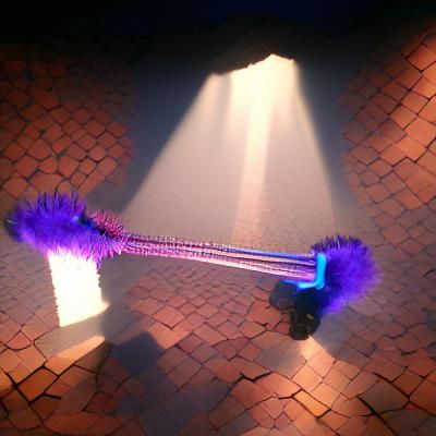 Keyblade in Void with Volumetric Lighting
